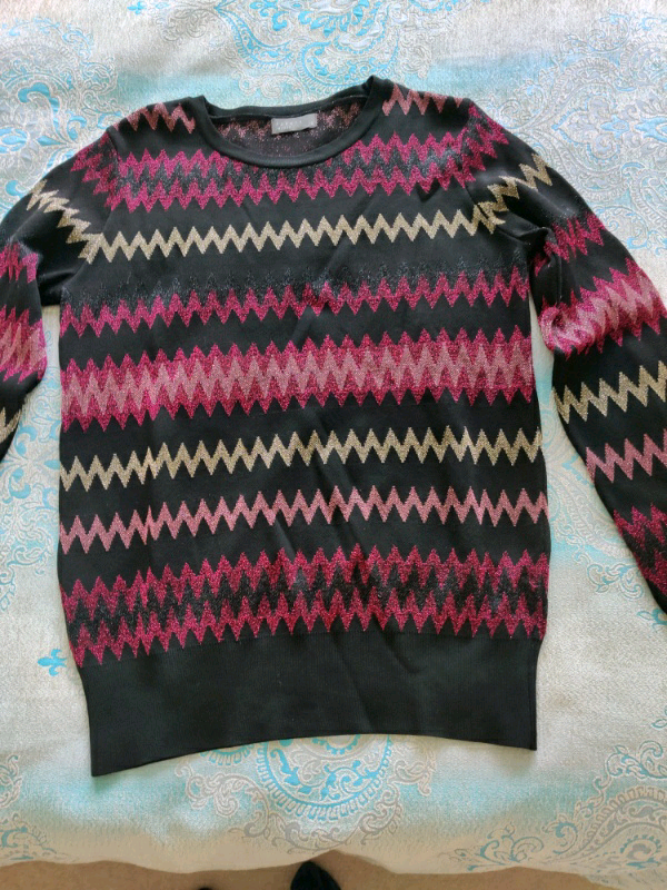 ladies red sparkly jumpers
